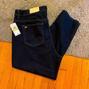 NWT MICHAEL KORS DARK DENIM SKINNY JEANS
